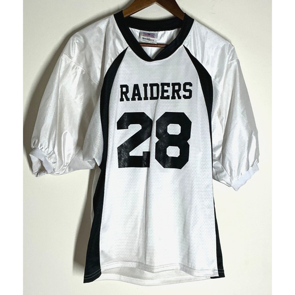 Raiders -28 Shirt, White, Jersey Teamwork Athletic Apparel size XL (34-36) - Picture 1 of 6